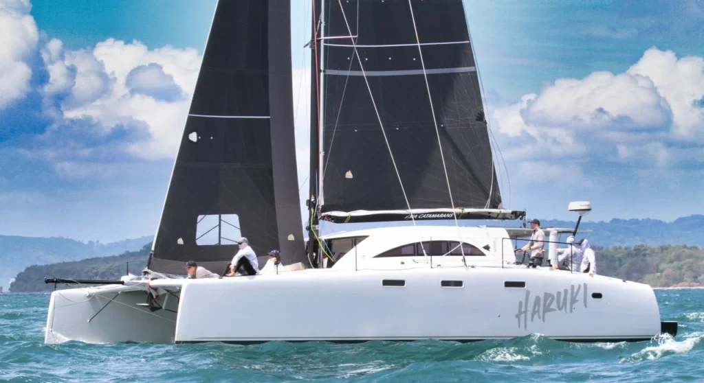 Sailing Catamaran "Haruki" at the 2025 Bay Regatta